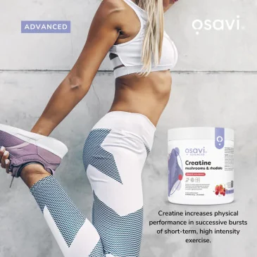 Creatine, Mushrooms & Rhodiola, Cherry & Strawberry - 300 grams Osavi