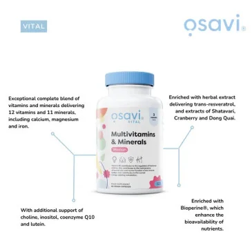 Multivitamins & Minerals Woman d'Osavi pas cher