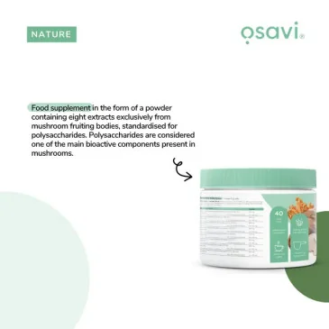 Mushroom Blend 8 in 1 - 200 grams d'Osavi pas cher