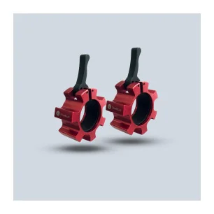 Stop disque barre olympique rouge x2 de Sveltus - Nutriwellness