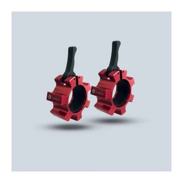 Stop disque barre olympique rouge x2 de Sveltus - Nutriwellness