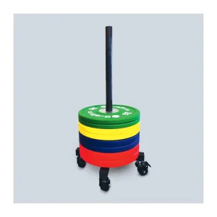 Rack mobile disques olympiques - Sveltus