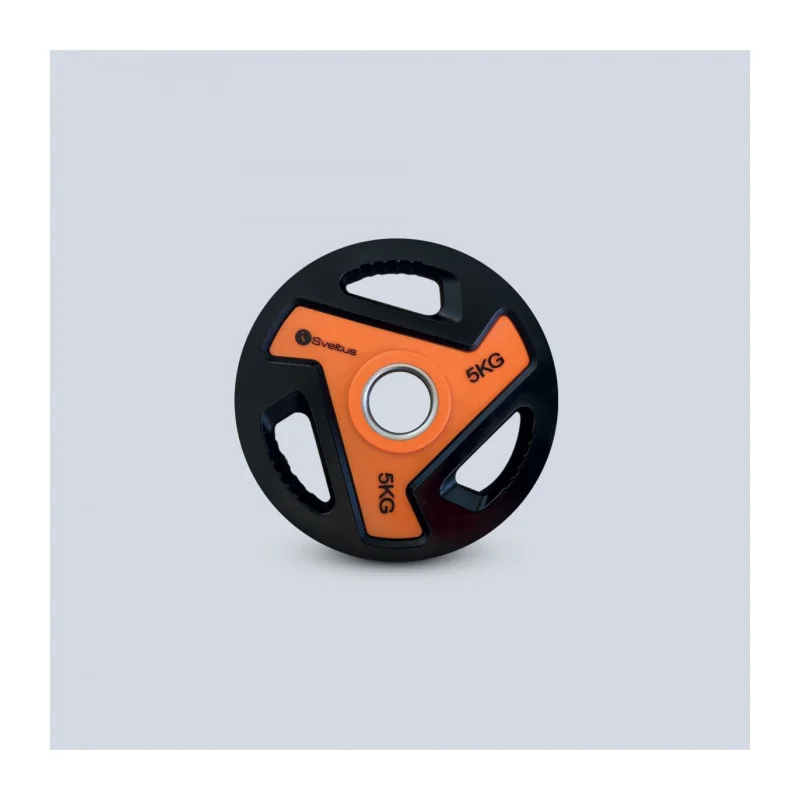 Disque olympique à poignées 5 kg x1 - Sveltus