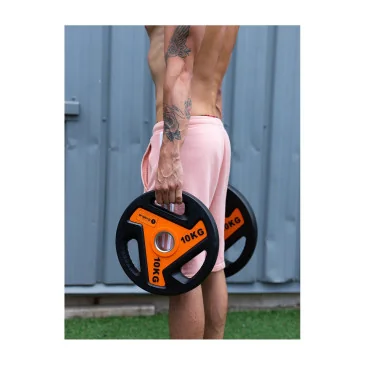 Disque olympique à poignées 5 kg x1 Sveltus pas cher - Nutriwellness