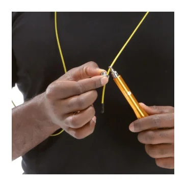 Corde à sauter ajustable aluminium de Sveltus pas cher - Nutriwellness