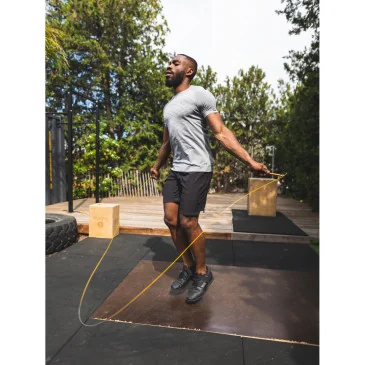 Corde à sauter ajustable aluminium de Sveltus pas cher - Nutriwellness