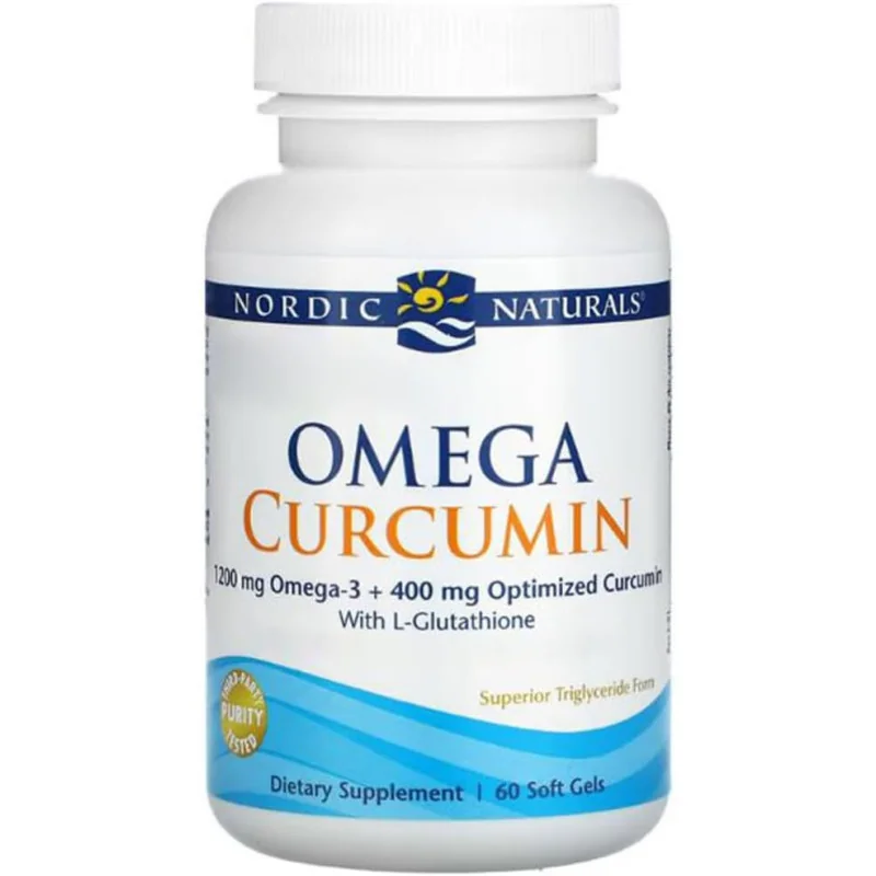 Omega Curcumin, 1200mg - 60 softgels - Nordic Naturals