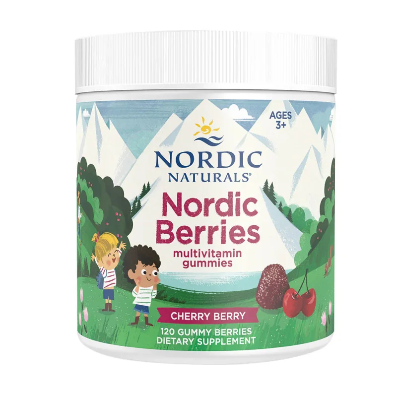 Nordic Berries Multivitamin - 120 gummy berries - Nordic Naturals