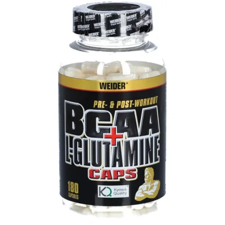 BCAA + L-Glutamine Caps - 180 caps de Weider pas cher
