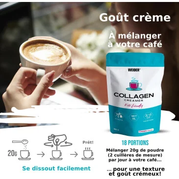 Collagen Creamer - 360 grams de Weider pas cher