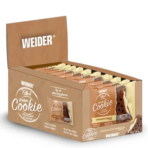 Filled Protein Cookie - 10 x 70g de Weider pas cher