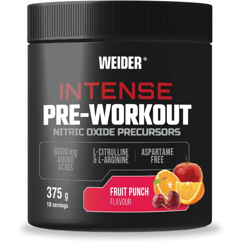 Intense Pre-Workout, Fruit Punch - 375 grams - Weider
