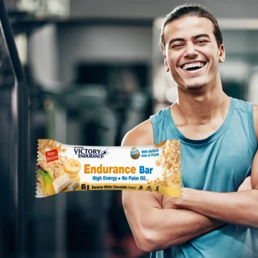 Victory Endurance Bar, Banana White Chocolate - 25 x 85g de Weider
