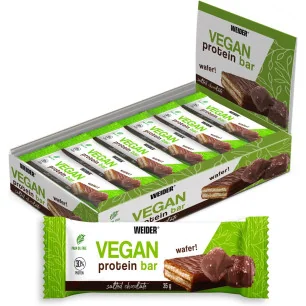 Vegan Protein Bar - 12 x 35g de Weider pas cher
