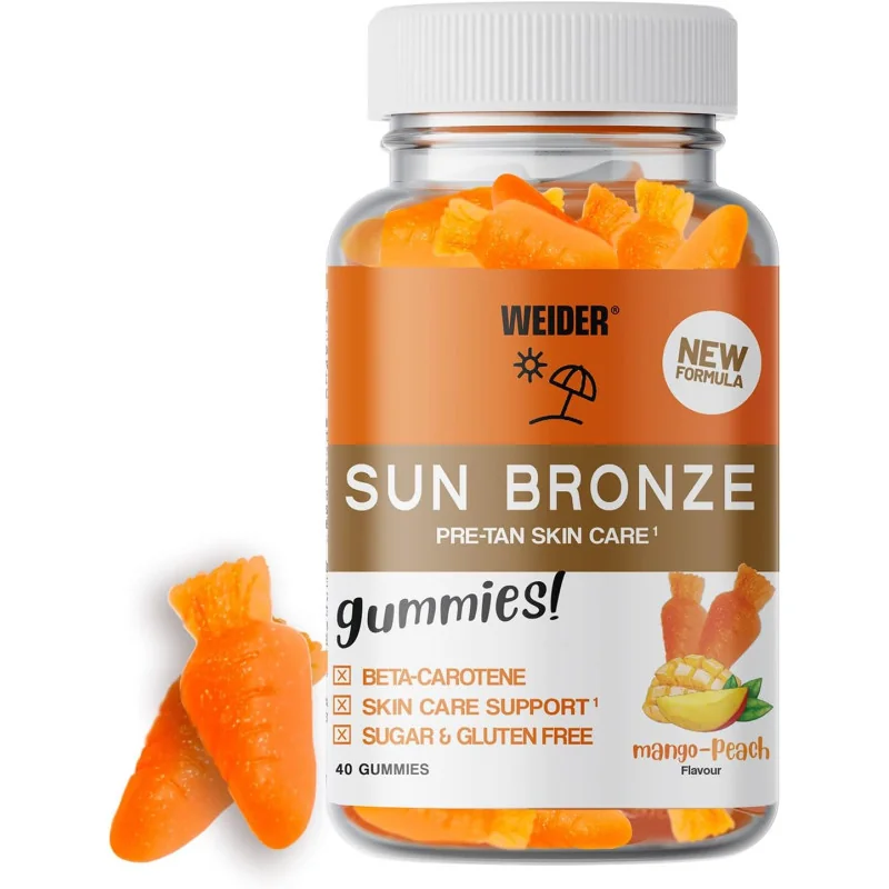 Bronze Gummies, Mango Peach - 40 gummies - Weider