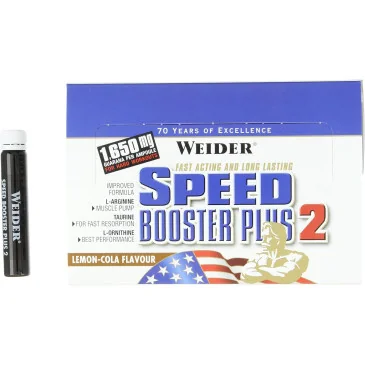 Speed Booster Plus 2, Lemon-Cola - 20 x 25 ml de Weider pas cher
