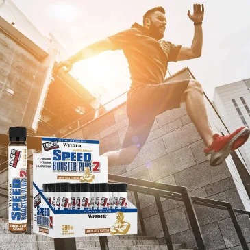 Speed Booster Plus 2, Lemon-Cola - 20 x 25 ml de Weider pas cher