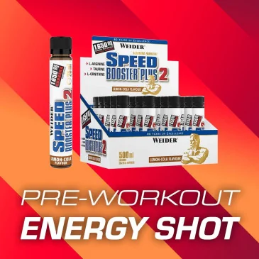 Speed Booster Plus 2, Lemon-Cola - 20 x 25 ml de Weider pas cher