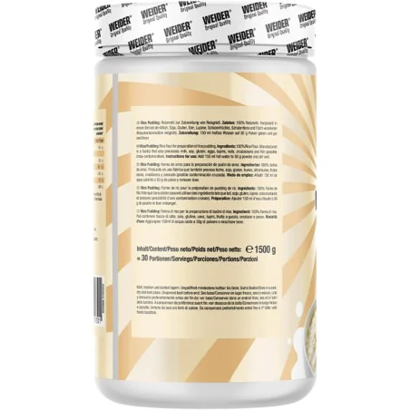 Rice Pudding - 1500 grams - Weider