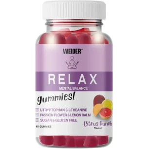 Relax, Citrus Punch - 40 gummies de Weider pas cher