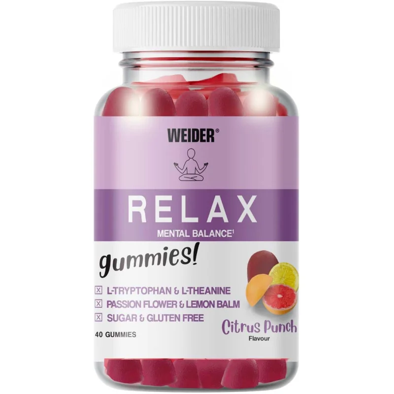 Relax, Citrus Punch - 40 gummies - Weider Relax, Citrus Punch - 40 gummies - Weider