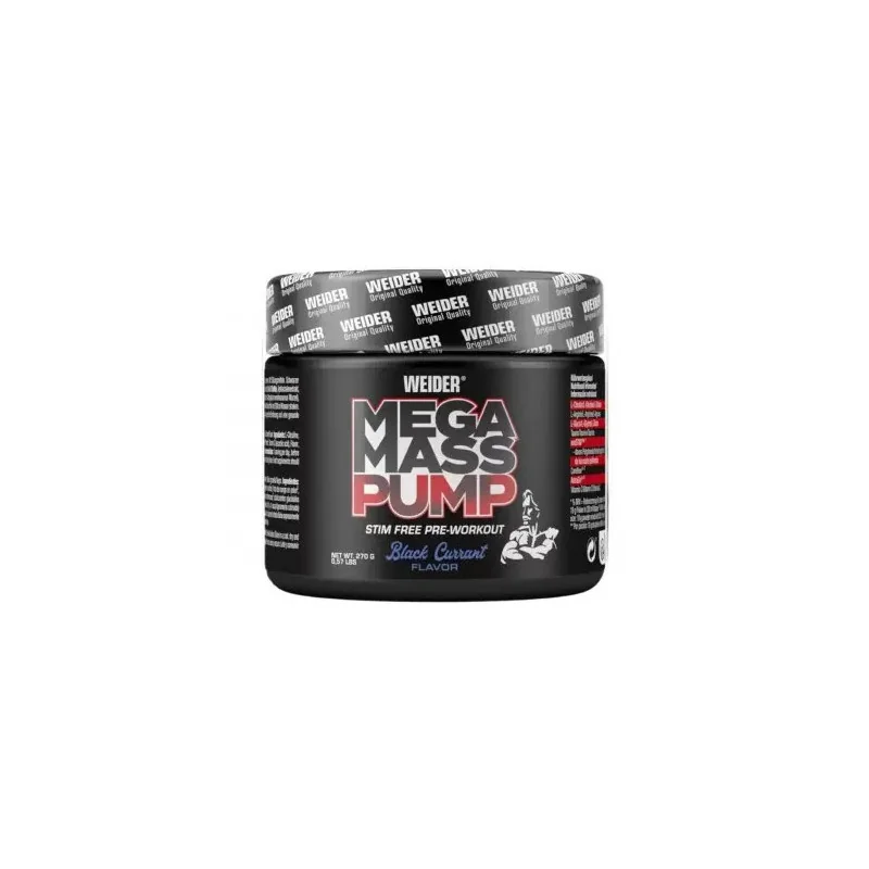 Mega Mass Pump, Blackcurrant - 270 grams - Weider