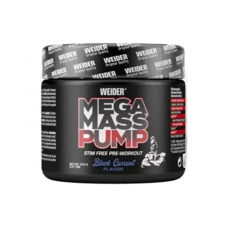 Mega Mass Pump, Blackcurrant - 270 grams de Weider pas cher