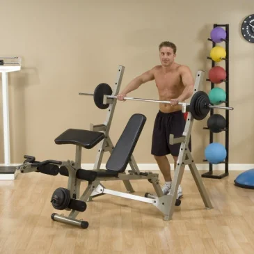 Best Fitness Rack Olympique Home 7 positions | Body-Solid