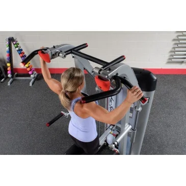 Machine dorsaux assistée contrepoids 105kg | Body-Solid