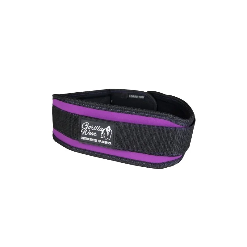 Women's Lifting Belt (Black/Purple) - Gorilla Wear Women's Lifting Belt (Black/Purple) - Gorilla Wear