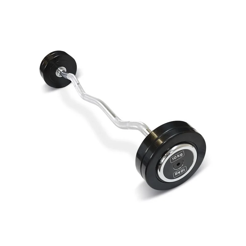 Fixed Barbell EZ Curl Bar - Body-Solid